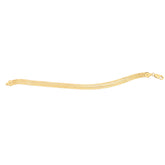 14K Multi-Strand Herringbone Bracelet
